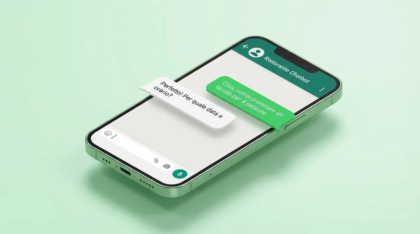 WhatsApp Business Chatbot per ristoranti