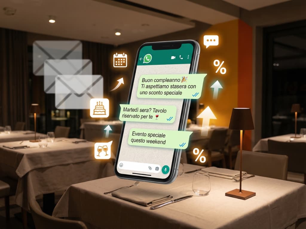 Marketing su WhatsApp RistoPlus