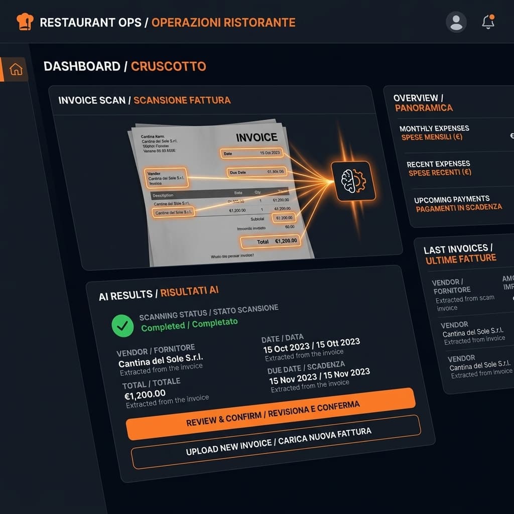 Invoice scan AI